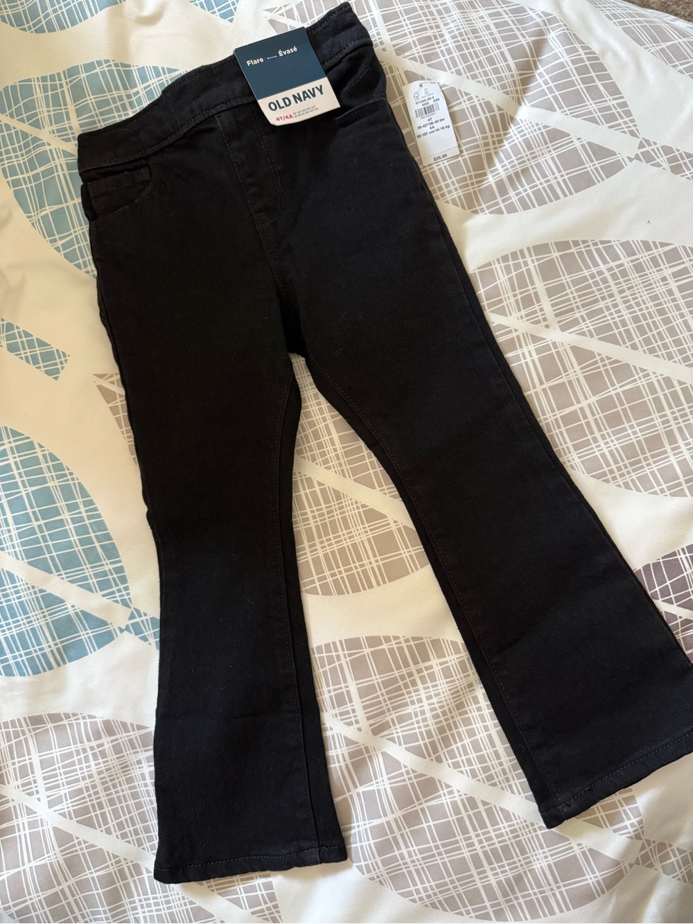 Old Navy Black Flare Jeans Kids Size 4T